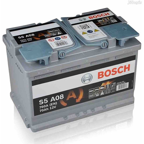 Bosch 12V 70Ah S5 Agm Akü