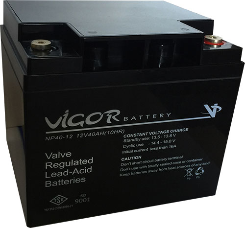 Vigor 12v 40Ah Kuru Akü