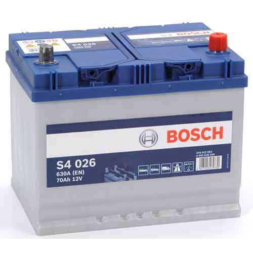Bosch Silver S4 12V 70Ah (Yüksek Ters) Akü
