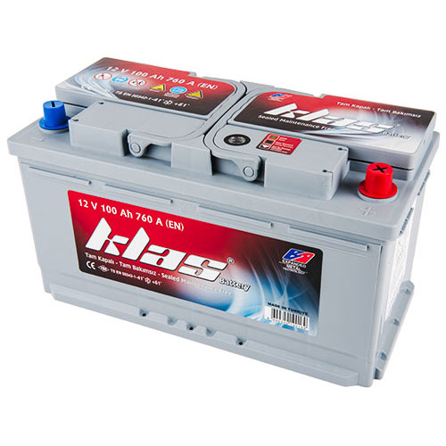 Klas Akü 12v 100Ah 760A