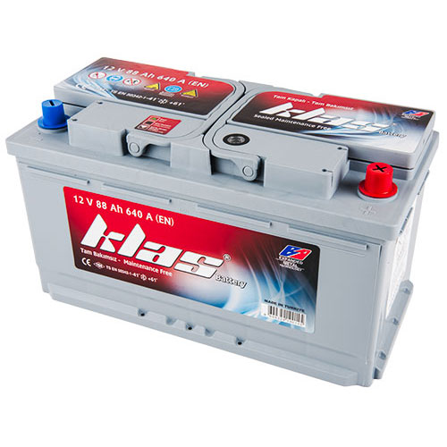 Klas Akü 12v 88Ah 640A
