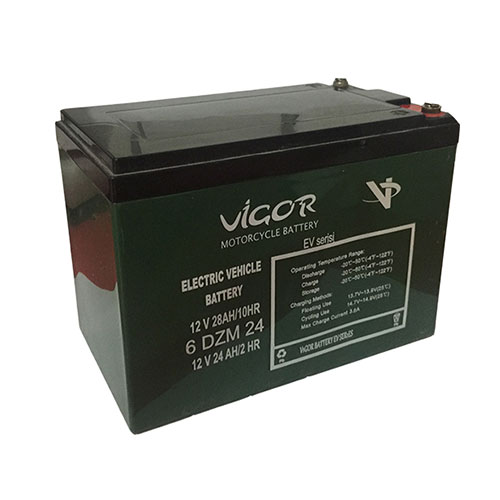Vigor 6 DZM 24 12v 28Ah / 10HR Elektrikli Bisiklet Aküsü