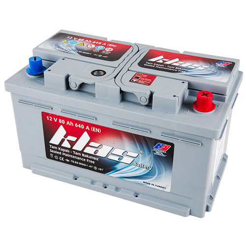 Klas Akü 12v 80Ah 640A