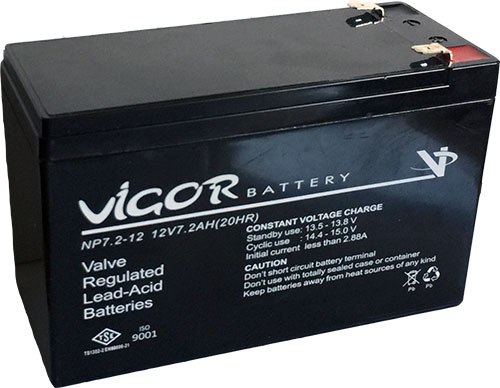 Vigor 12v 7.2Ah Kuru Akü